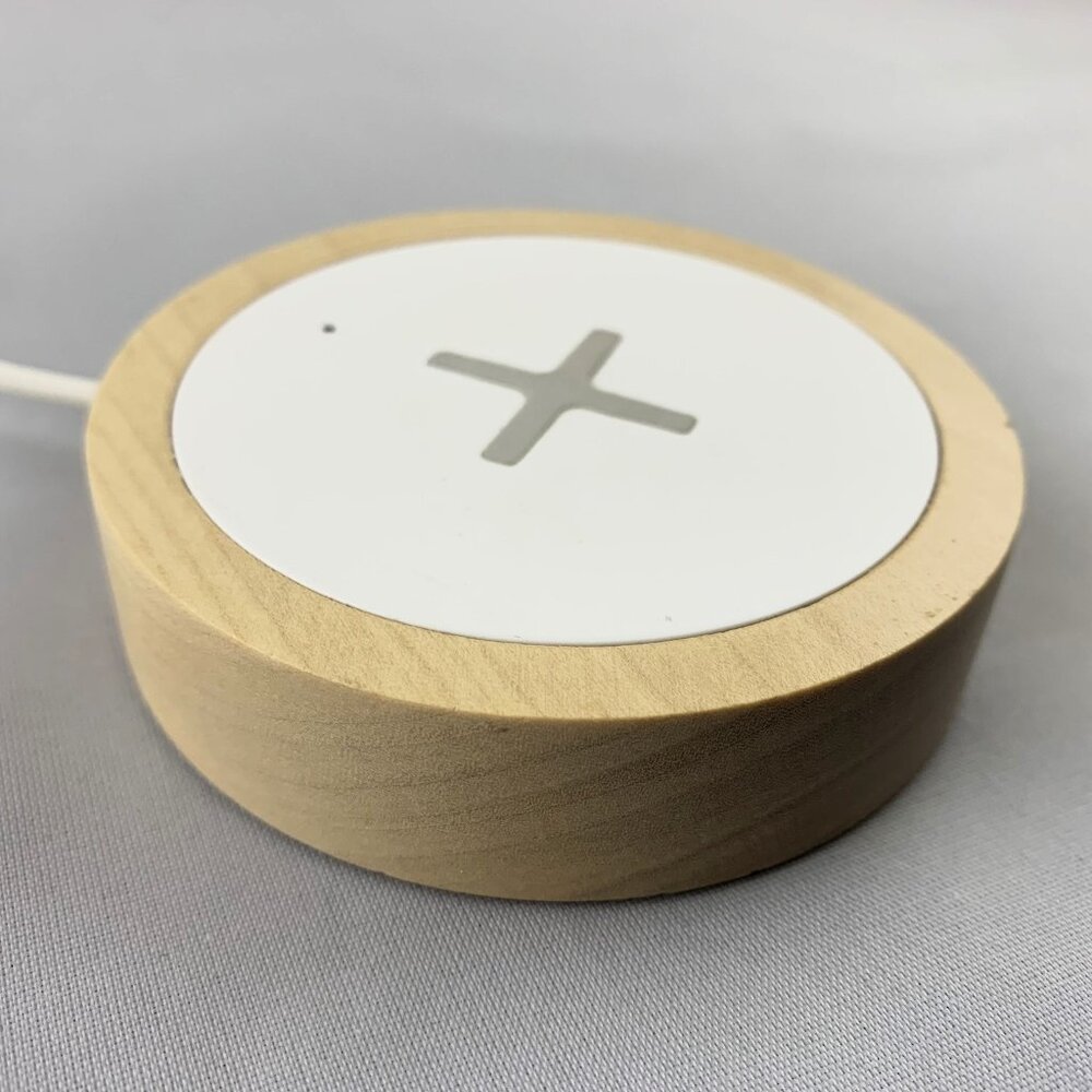 Wireless Cellphone Charging Base for Iphone & Android, QI Certified, White